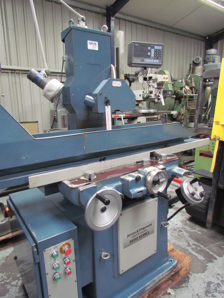 Jones & Shipman model 1400L hydraulic surface grinder. Wilson