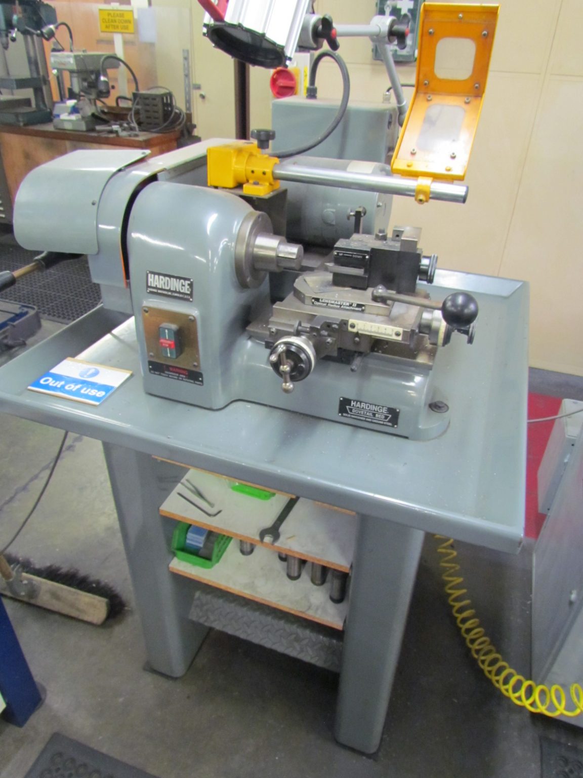 Hardinge Super Precision Lathe Model HSL 59 with Lensmaster attachment