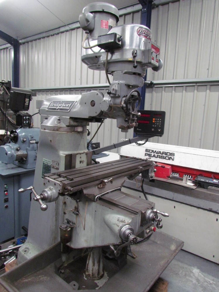 BRIDGEPORT MODEL 2J2 TURRET MILLING MACHINESERIES 1 2HP Wilson