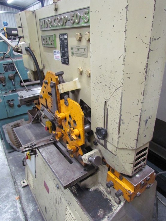 GEKA HYDRAULIC MODEL 50 S UNIVERSAL STEEL WORKER Wilson