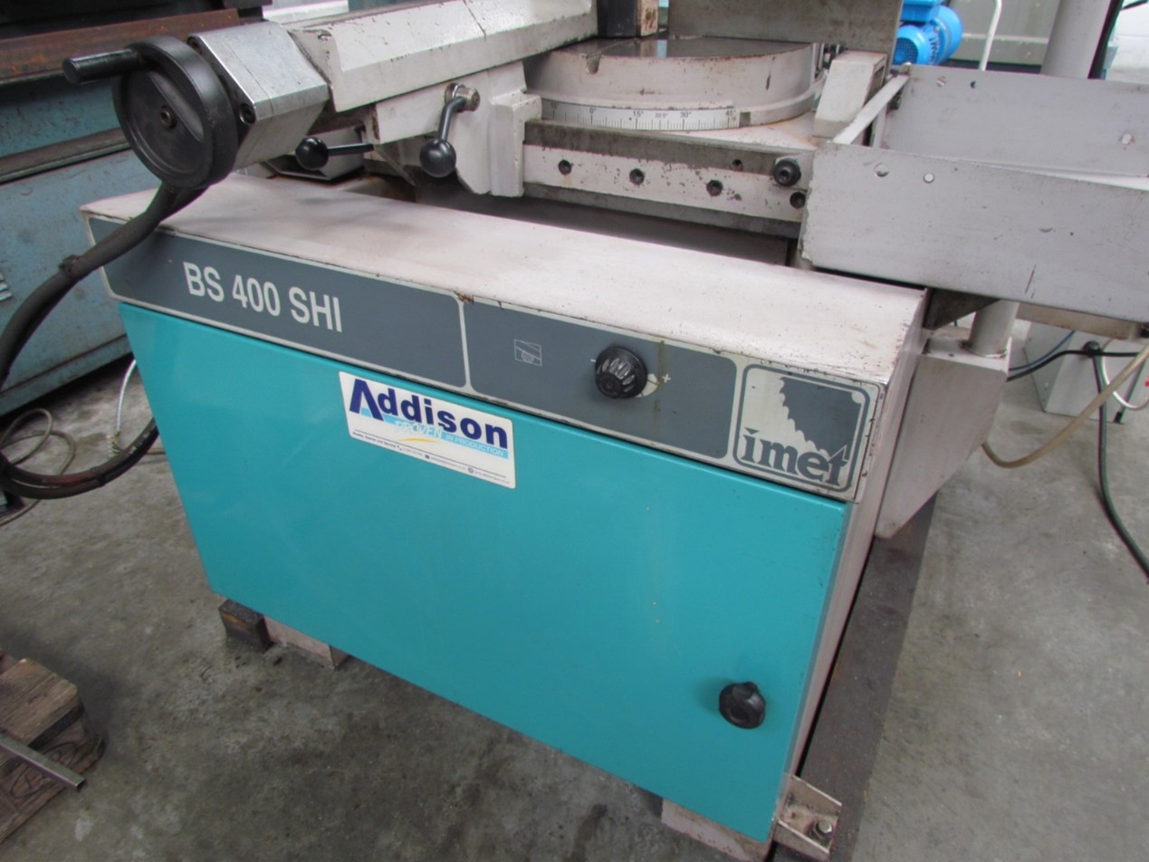 IMET SEMI AUTOMATIC BANDSAW BS 400SHI Wilson MachineryWilson Machinery