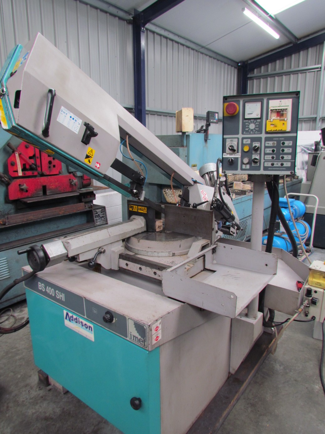 IMET SEMI AUTOMATIC BANDSAW BS 400SHI Wilson MachineryWilson Machinery