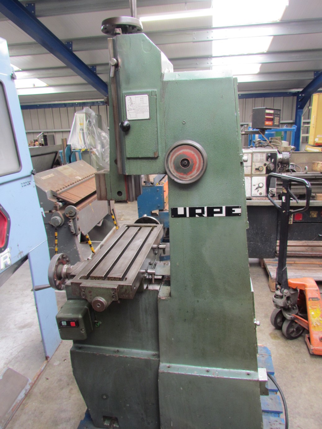 Used Urpe Model M200G vertical slotting machine Wilson