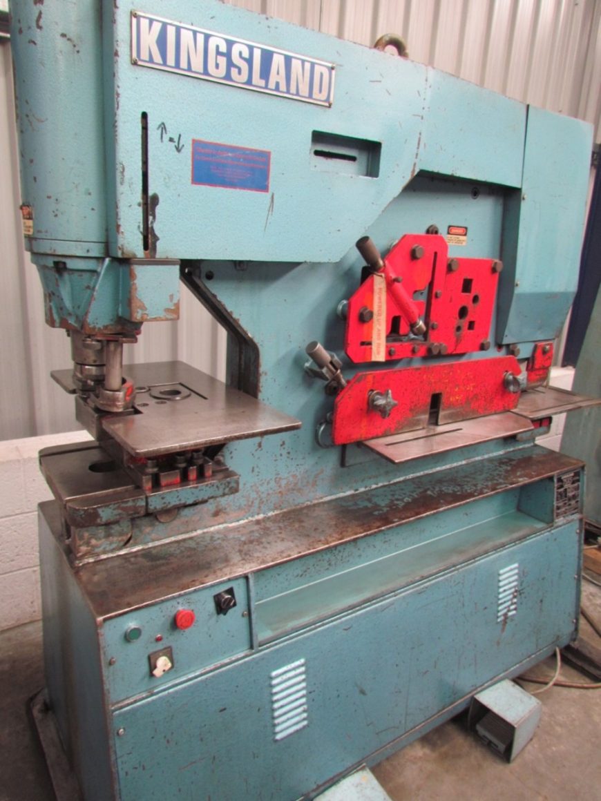 USED KINGSLAND MODEL 75 XS UNIVERSAL STEELWORKER Wilson